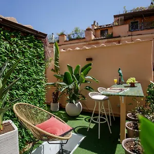 Rooftop Boho Loft Spanish Steps Apartamento Roma